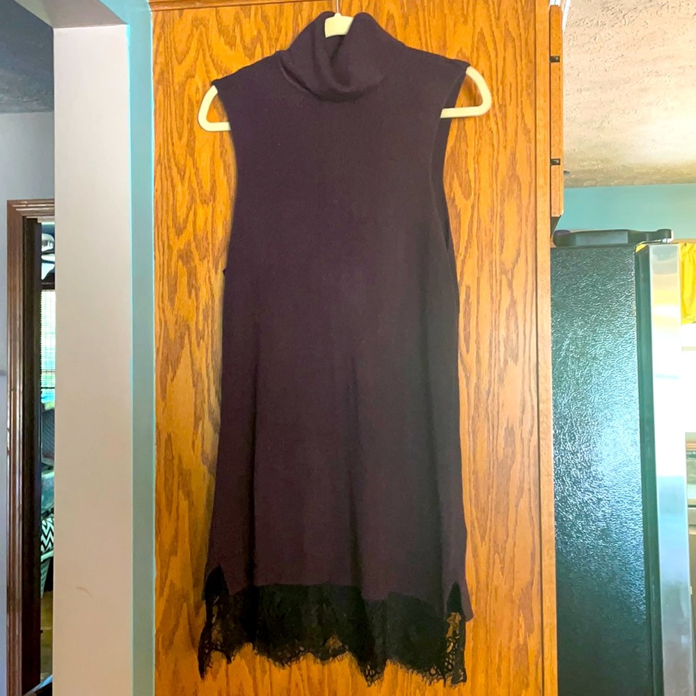Apt. 9 Plum Sleeveless Tunic/Sweater Dress size XL